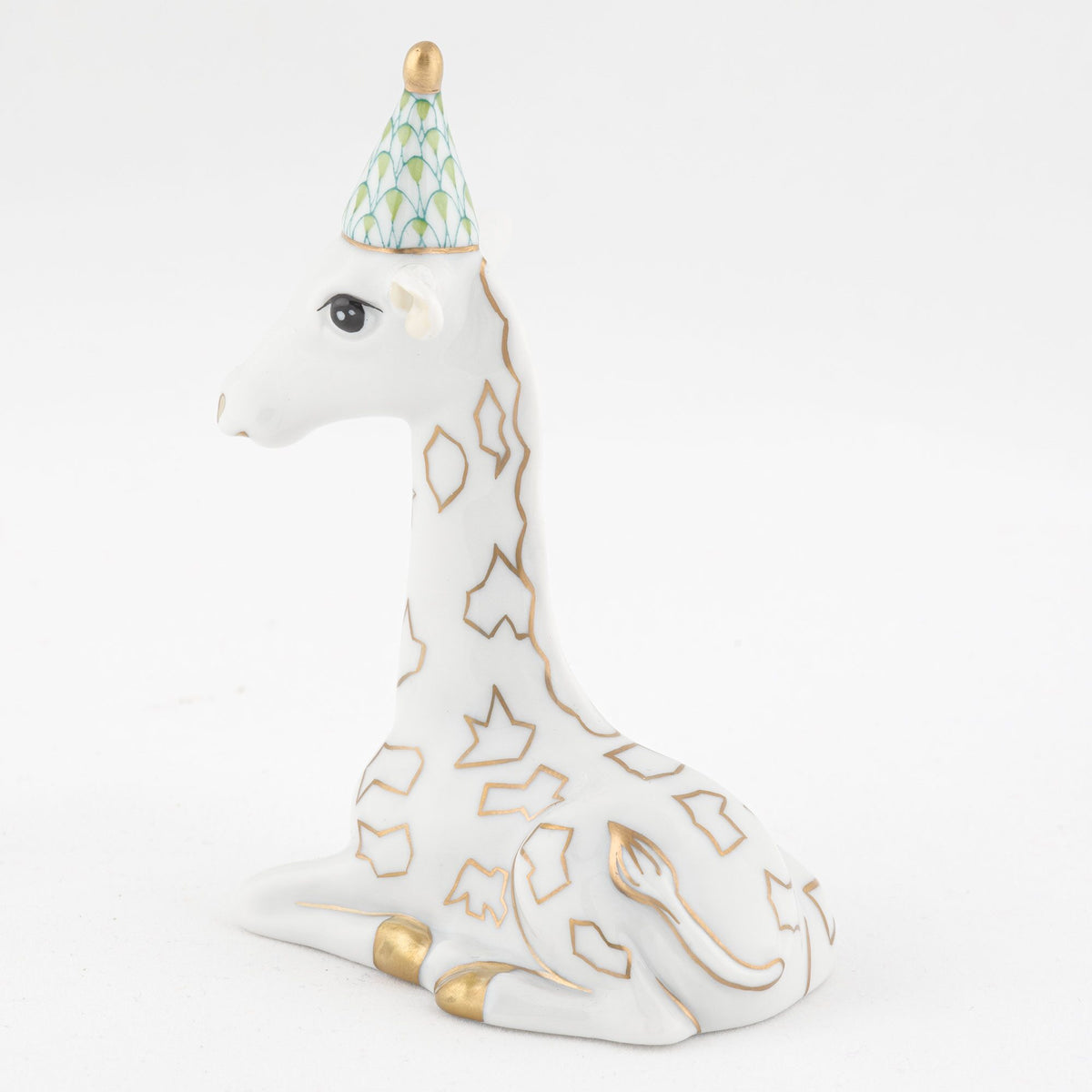 Herend Party Giraffe Figurine – Key Lime, alternate view