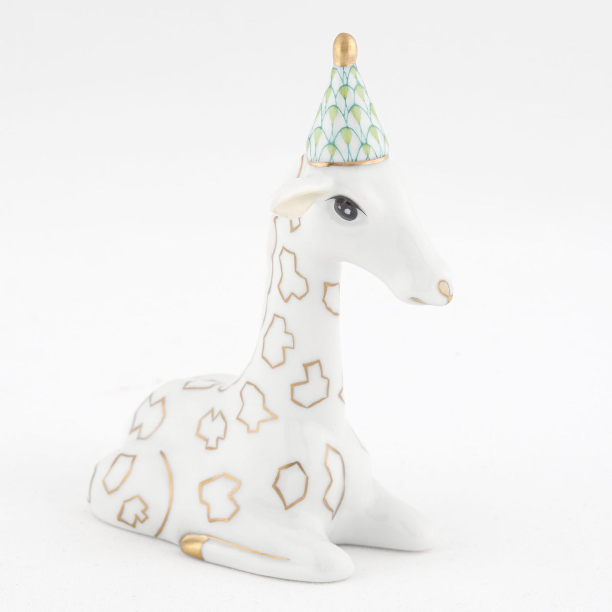 Herend Party Giraffe Figurine – Key Lime, alternate view