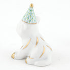 Herend Party Tiger Figurine – Key Lime, alternate view