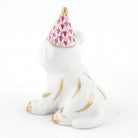 Herend Party Tiger Figurine – Raspberry, alternate view