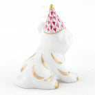 Herend Party Tiger Figurine – Raspberry, alternate view