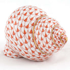 Herend Periwinkle Shell Figurine – Rust, alternate view