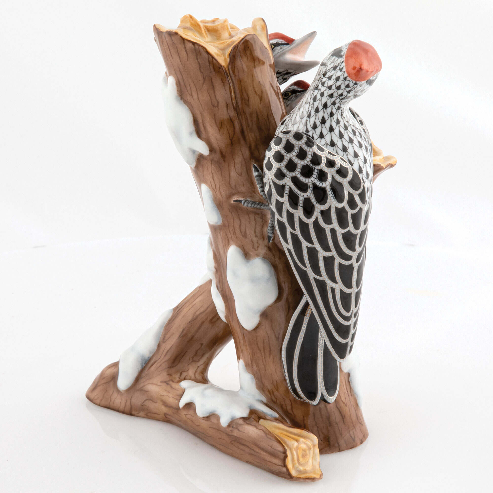 Herend Pileated Woodpecker Figurine — additional view