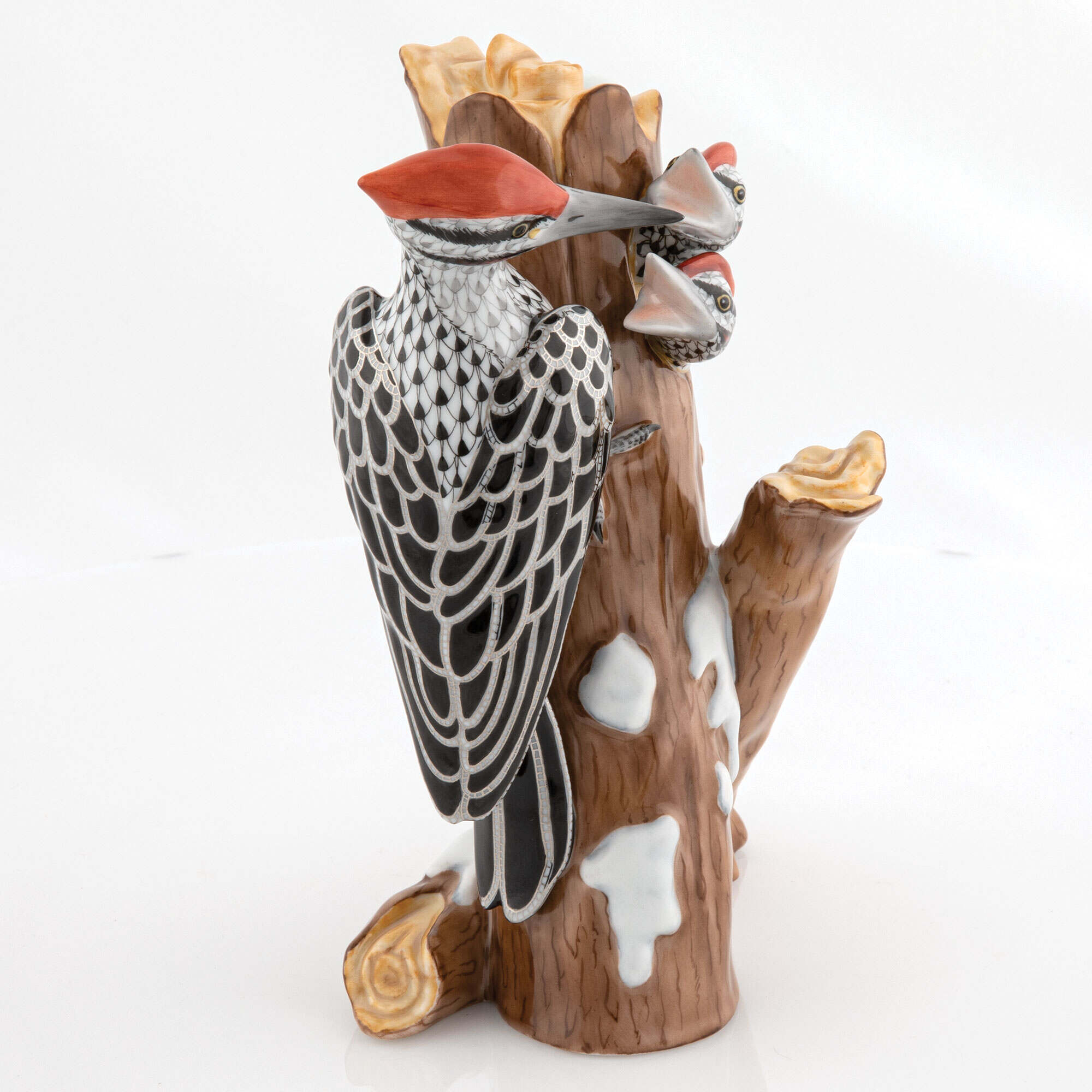 Herend Pileated Woodpecker Figurine — additional view