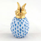 Herend Pineapple Place Card Holder – Blue, alternate view