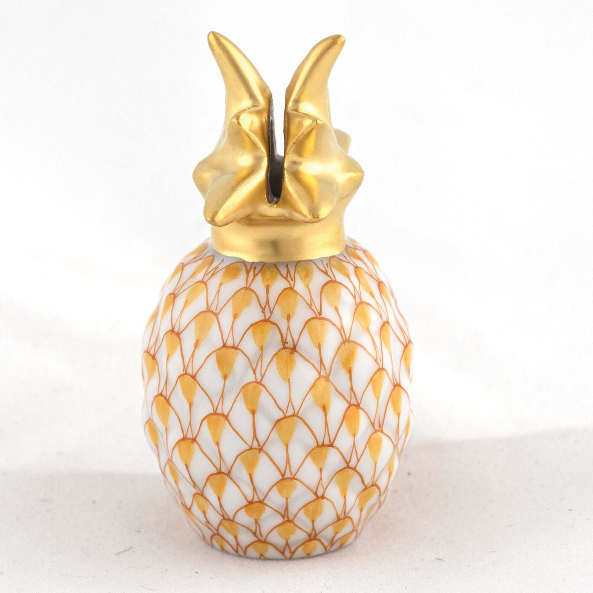 Herend Pineapple Place Card Holder – Butterscotch, alternate view