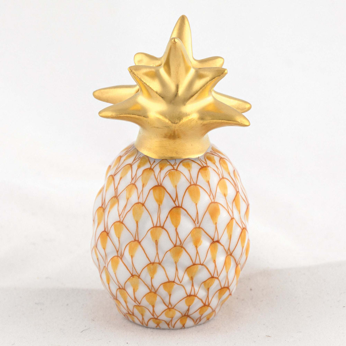 Herend Pineapple Place Card Holder – Butterscotch, alternate view