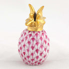 Herend Pineapple Place Card Holder – Raspberry, alternate view