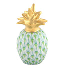 Pineapple Place Card Holder in hand-painted Key Lime porcelain by Herend of Hungary