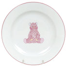 Plate in hand-painted Raspberry porcelain by Herend of Hungary