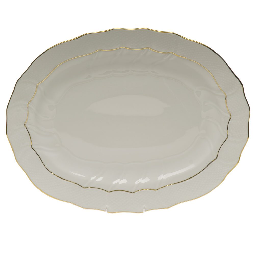 Herend Golden Edge Platter, alternate view