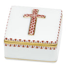 Prayer Box in hand-painted Rust porcelain by Herend of Hungary