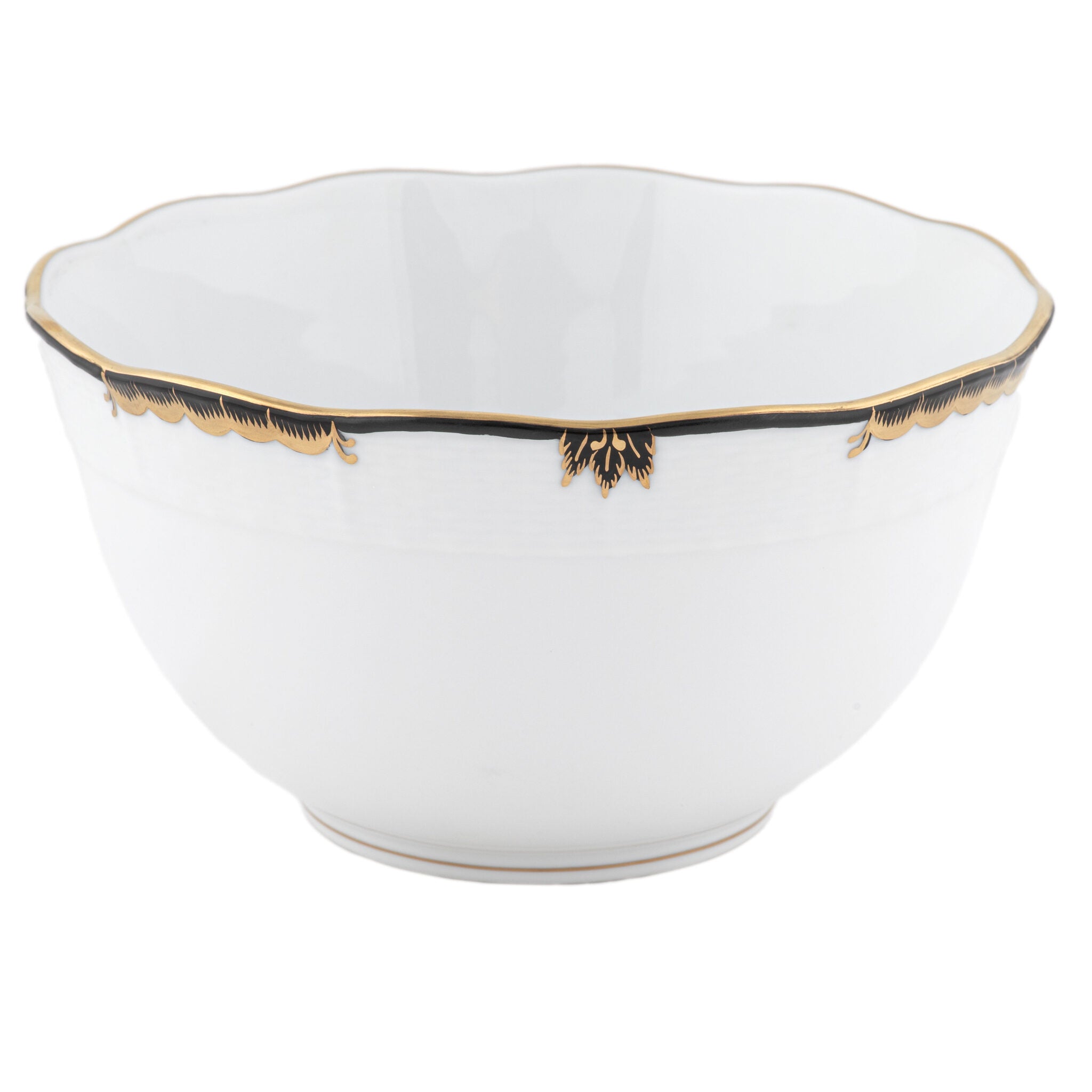 Herend Princess Victoria Black Round Bowl — additional view