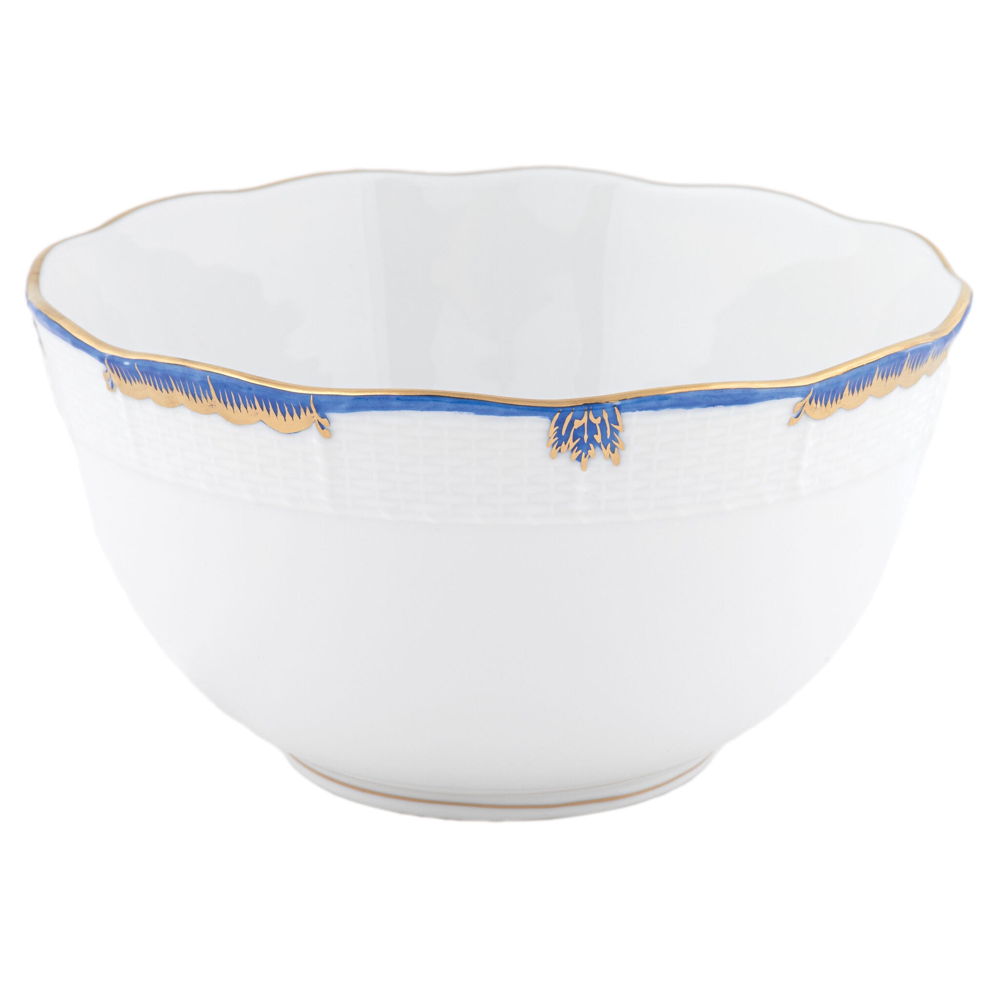 Herend Princess Victoria Blue Round Bowl — additional view