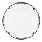 Hand-painted Herend Princess Victoria Blue Salad Plate in fine porcelain, 7.5in D, on a white background