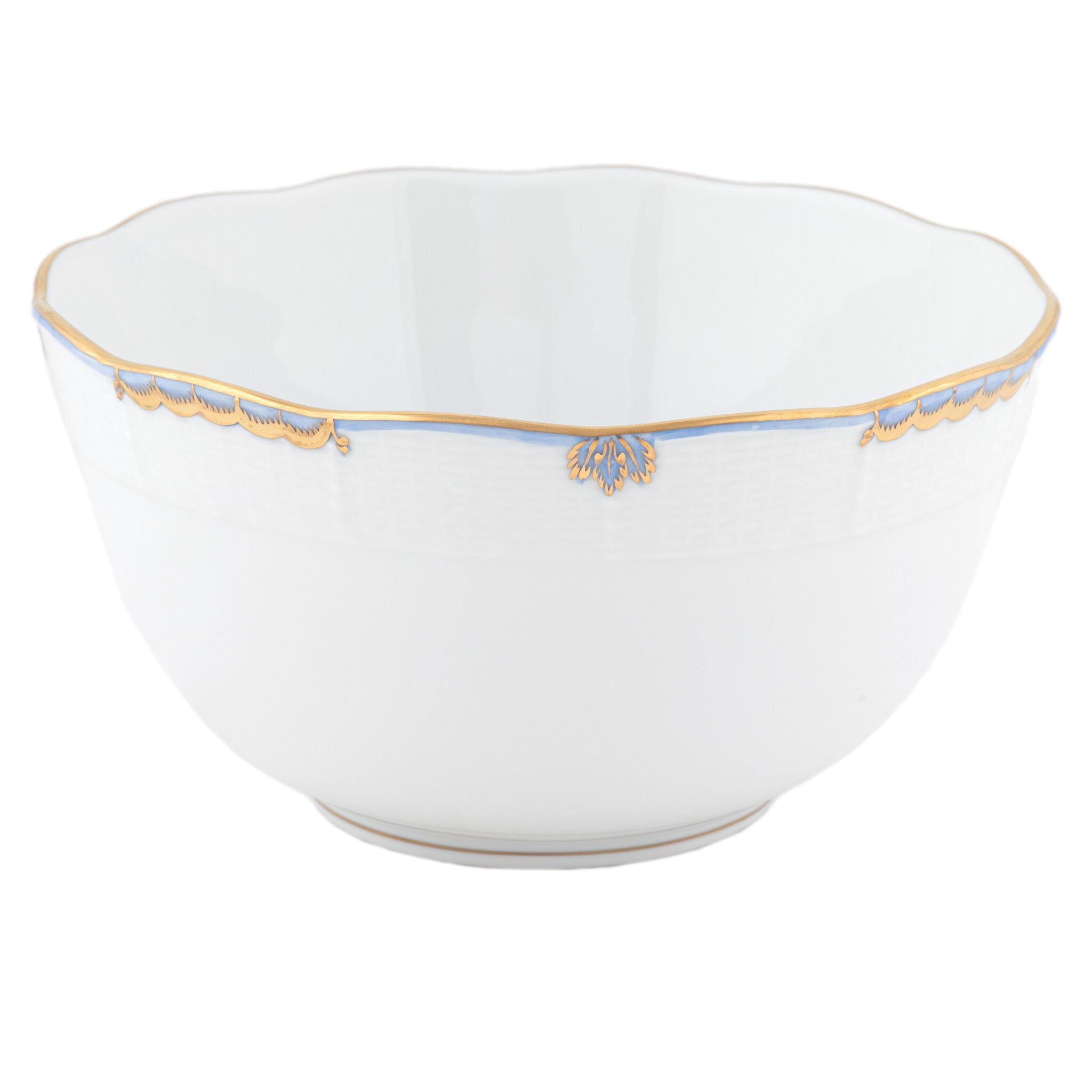 Herend Princess Victoria Light Blue Round Bowl — additional view