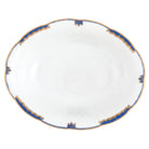 Herend Princess Victoria Oval Vegetable Dish in Blue - Hand-painted Hungarian porcelain by Herend. Paris Tableware.