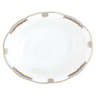 Herend Princess Victoria Oval Vegetable Dish in Light Blue - Hand-painted Hungarian porcelain by Herend. Paris Tableware.