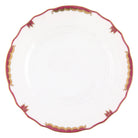 Hand-painted Herend Princess Victoria Pink Dinner Plate in fine porcelain, 10.5in D, on a white background
