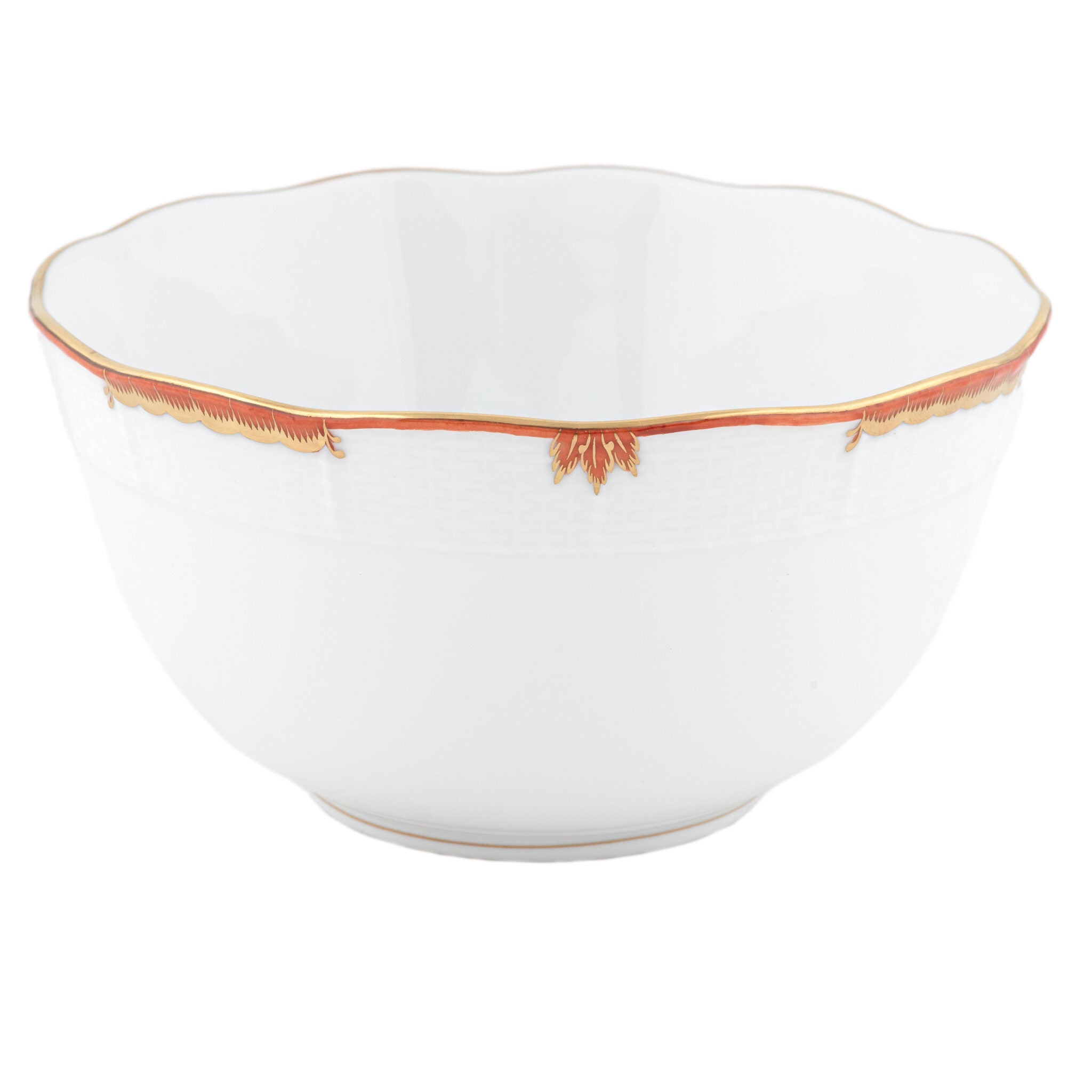 Herend Princess Victoria Rust Round Bowl — additional view
