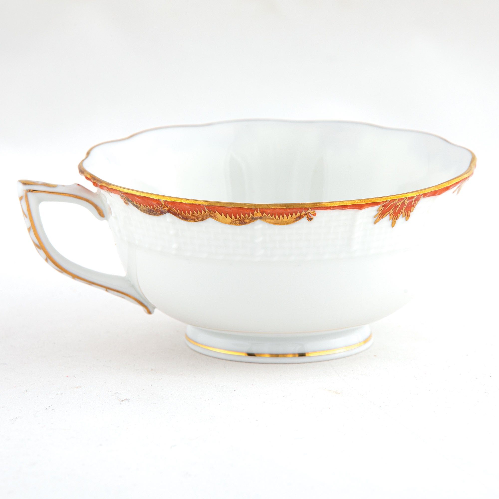 Herend Princess Victoria Rust Tea Cup Cup & Saucer Set — additional view
