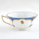 Herend Printemps Blue Border Tea Cup Cup & Saucer Set, alternate view