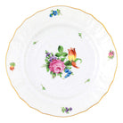 Hand-painted Herend Printemps Bread and Butter Plate in fine porcelain, 6in D,, Motif 2, on a white background