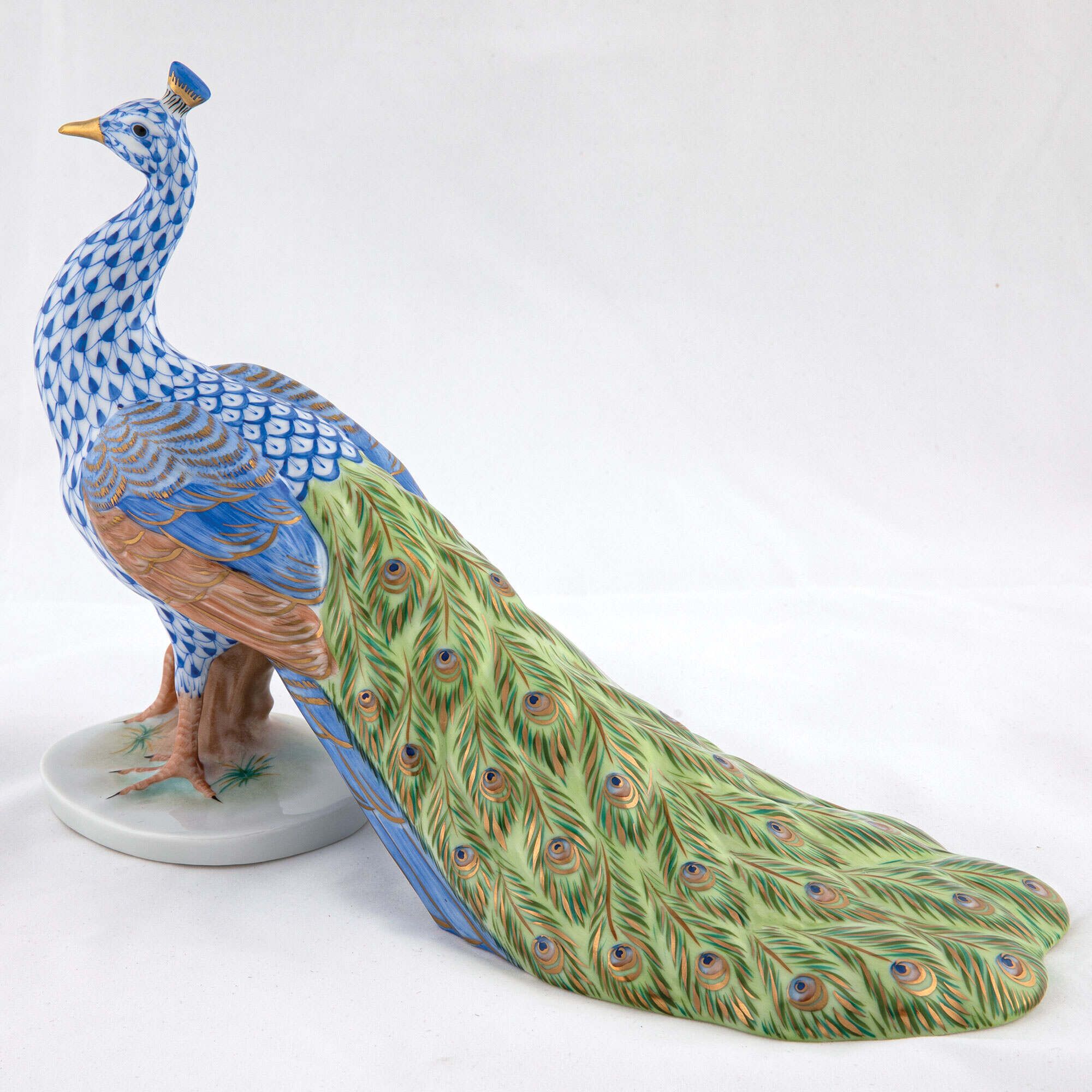 Herend Proud Peacock Figurine — additional view