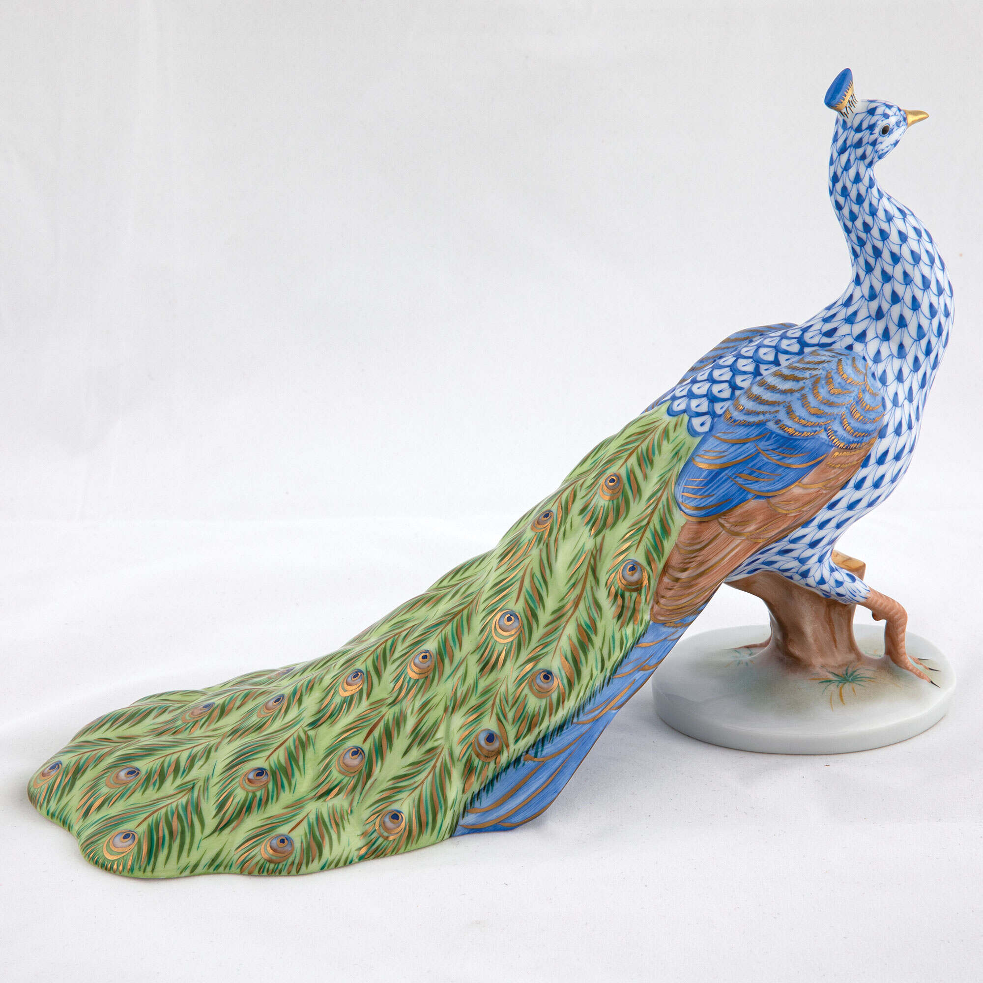 Herend Proud Peacock Figurine — additional view