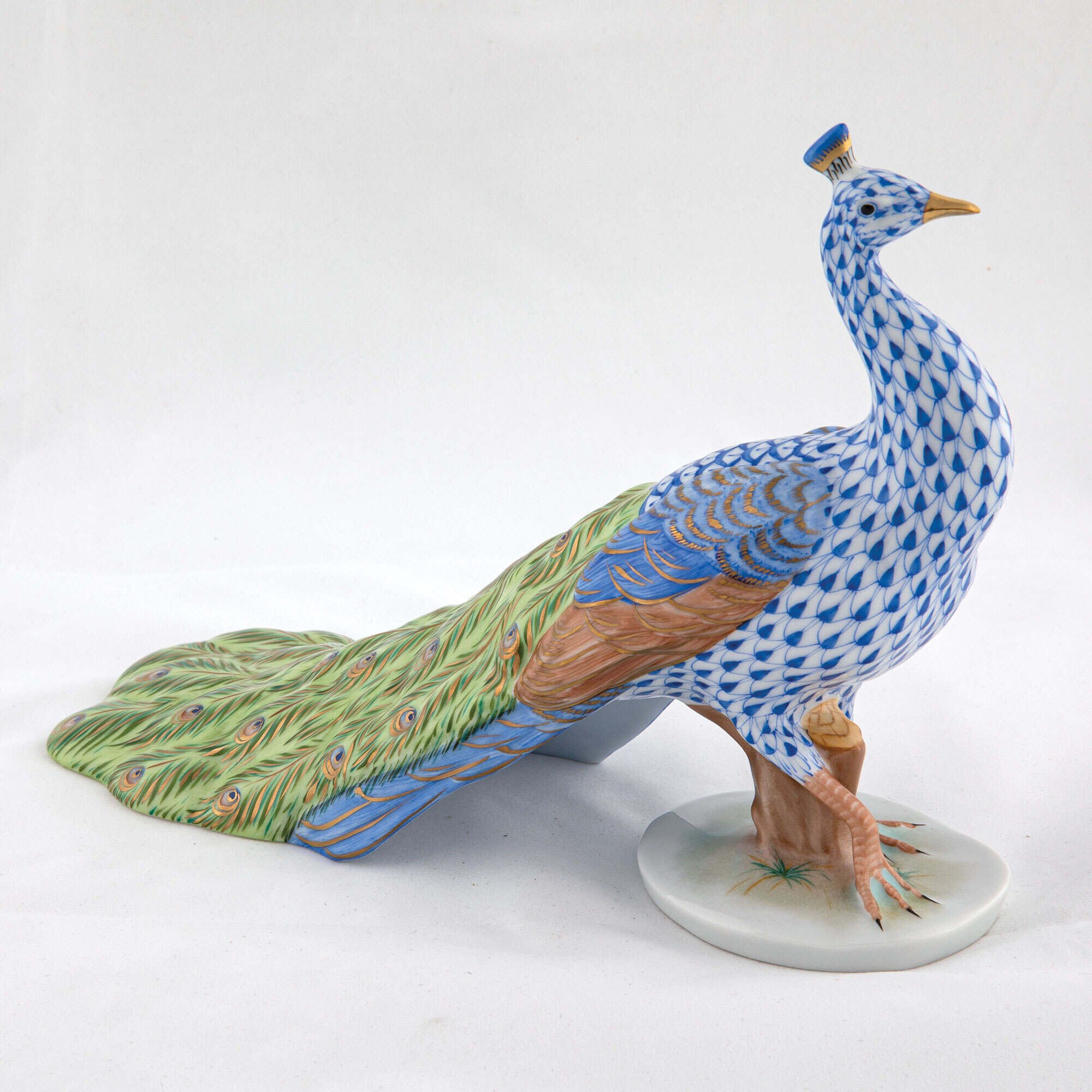 Herend Proud Peacock Figurine — additional view
