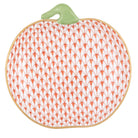 Herend Pumpkin Dish in Rust - Hand-painted Hungarian porcelain by Herend. Paris Tableware.