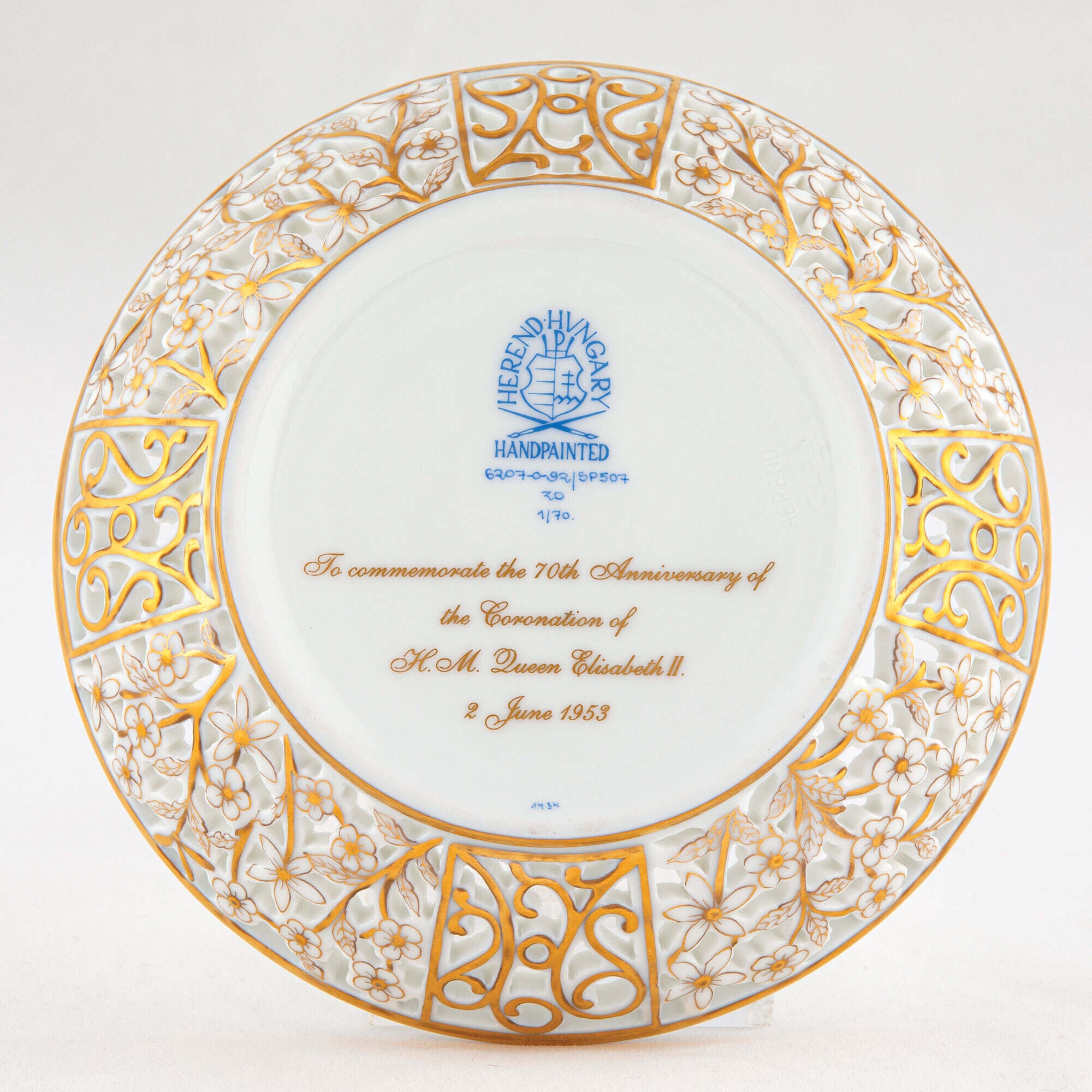 Herend Queen Elizabeth Bonbon Candy Dish — additional view