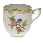 Hand-painted Herend Queen Victoria After Dinner Cup in fine porcelain, on a white background