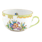 Hand-painted Herend Queen Victoria Canton Cup Teacup in fine porcelain, on a white background