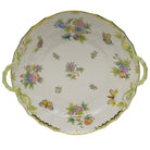 Herend Queen Victoria Chop Plate with Handles, alternate view