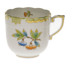 Hand-painted Herend Queen Victoria Mocha Cup in fine porcelain, on a white background