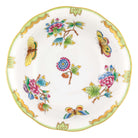 Hand-painted Herend Queen Victoria Oatmeal Bowl in fine porcelain, 6.5in D, on a white background