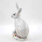 Herend Rabbit with Applied Flowers Figurine — additional view