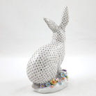 Herend Rabbit with Applied Flowers Figurine — additional view