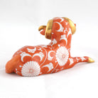 Herend Ram Figurine – Chrysanthemum, alternate view