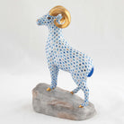 Herend Ram on Rock Figurine — additional view
