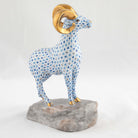 Herend Ram on Rock Figurine — additional view