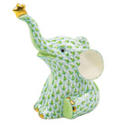 Herend Reach For the Stars Figurine porcelain figurine painted in the Key Lime fishnet pattern
