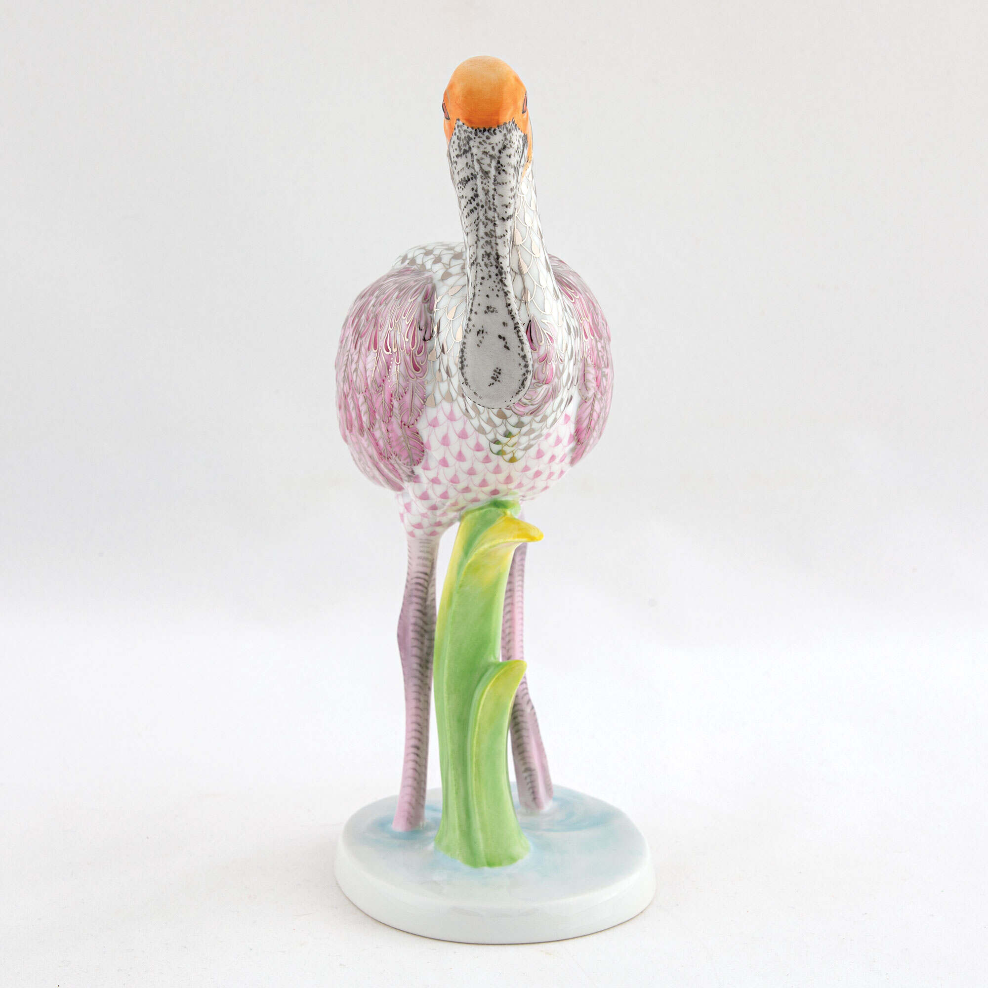 Herend Roseate Spoonbill Figurine — additional view