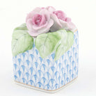 Herend Roses in Vase Figurine – Blue, alternate view
