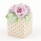 Herend Roses in Vase Figurine – Butterscotch, alternate view