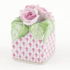 Herend Roses in Vase Figurine – Raspberry, alternate view
