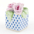 Herend Roses in Vase Figurine – Sapphire, alternate view