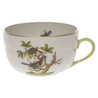 Hand-painted Herend Rothschild Bird Canton Cup Teacup in fine porcelain,, Motif 1, on a white background