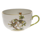 Hand-painted Herend Rothschild Bird Canton Cup Teacup in fine porcelain,, Motif 11, on a white background